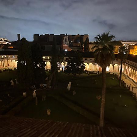 Camera X2 Con Magnifica Vista Sul Chiostro Di Michelangelo E Le Terme Di Diocleziano Rome Extérieur photo